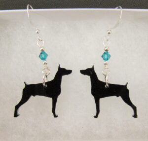 Doberman Pinscher Earrings