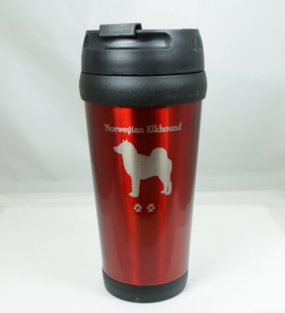 Norwegian Elkhound Travel Mug