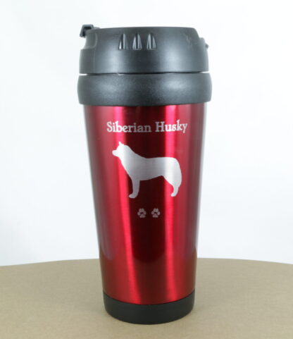 Siberian Husky Travel Mug