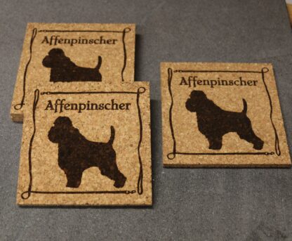 Affenpinscher Cork Coasters