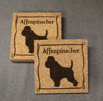 Affenpinscher Cork Coasters