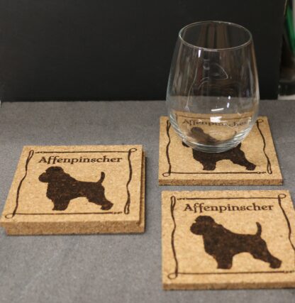 Affenpinscher Cork Coasters