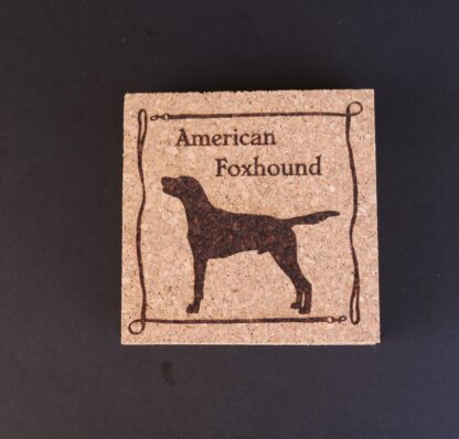 American Foxhound Cork Coasters