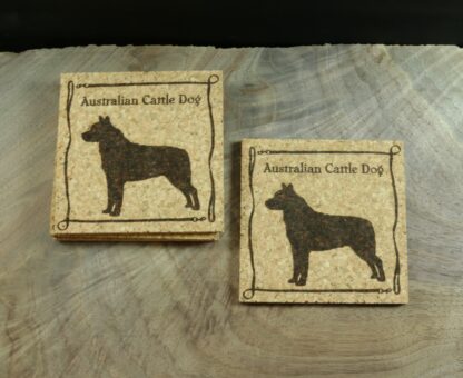 Australian Cattle Dog Cork Coasters