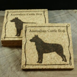 Australian Cattle Dog Cork Coasters