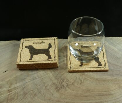 Beagle Cork Coasters