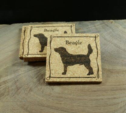 Beagle Cork Coasters