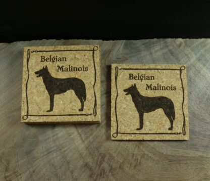 Belgian Malinois Cork Coasters