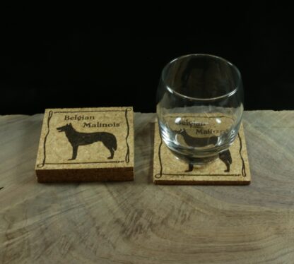 Belgian Malinois Cork Coasters