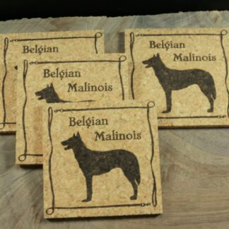 Belgian Malinois Cork Coasters