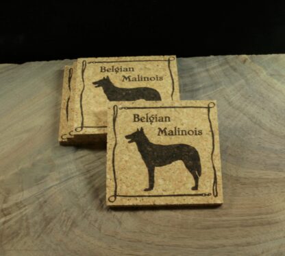 Belgian Malinois Cork Coasters