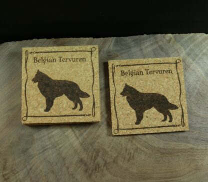 Belgian Tervuren Cork Coasters