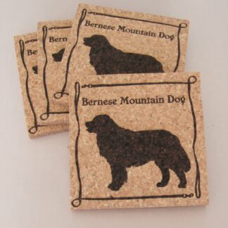 Bernese Mountain Dog Cork Coasters