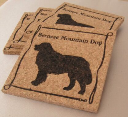 Bernese Mountain Dog Cork Coasters