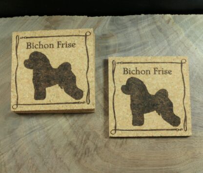 Bichon Frise Cork Coasters