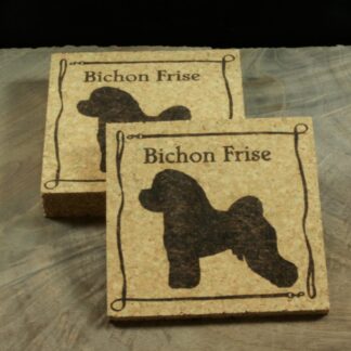 Bichon Frise Cork Coasters