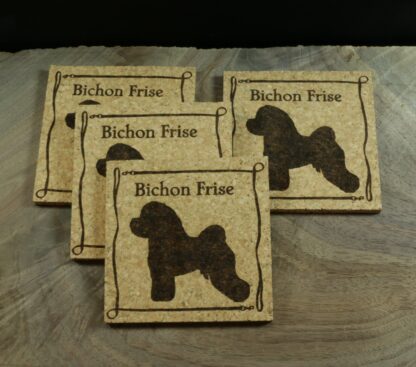 Bichon Frise Cork Coasters