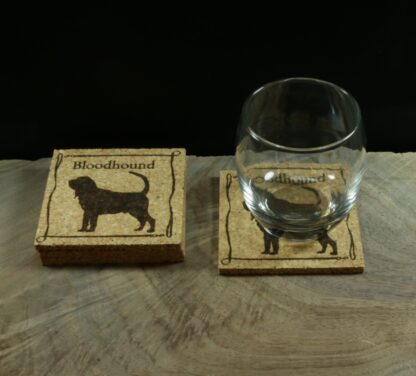 Bloodhound Cork Coasters