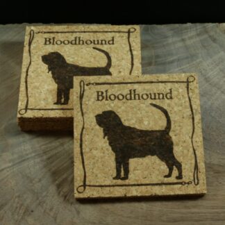 Bloodhound Cork Coasters