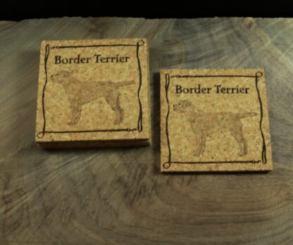 Border Terrier Cork Coasters