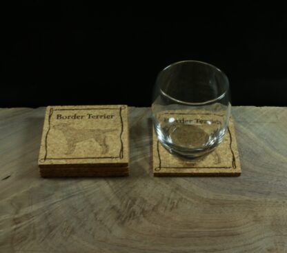 Border Terrier Cork Coasters