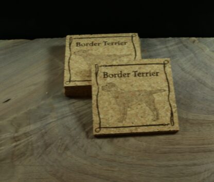 Border Terrier Cork Coasters