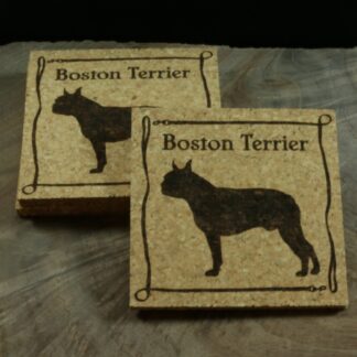 Boston Terrier Cork Coasters