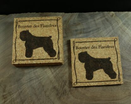 Bouvier des Flandres Cork Coasters