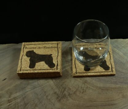 Bouvier des Flandres Cork Coasters