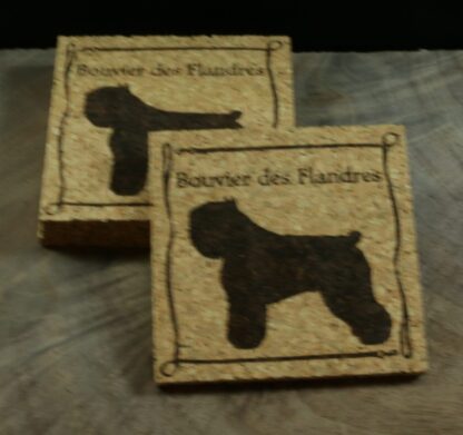 Bouvier des Flandres Cork Coasters