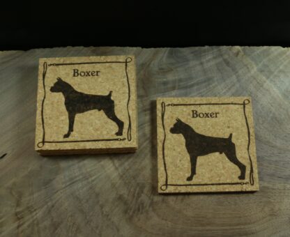 Boxer Cork Coasters