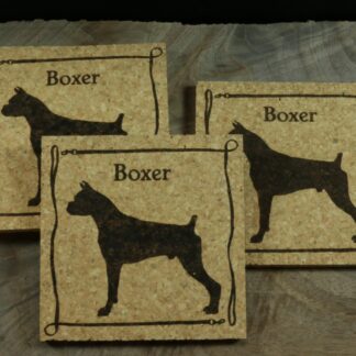 Boxer Cork Coasters