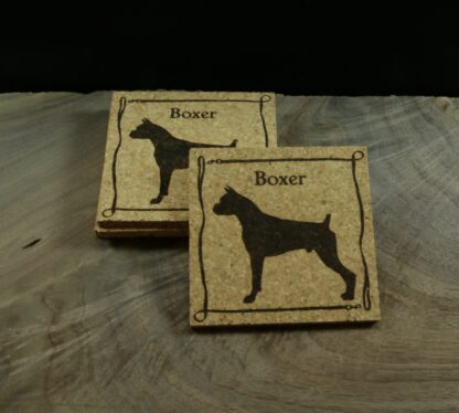 Boxer Cork Coasters