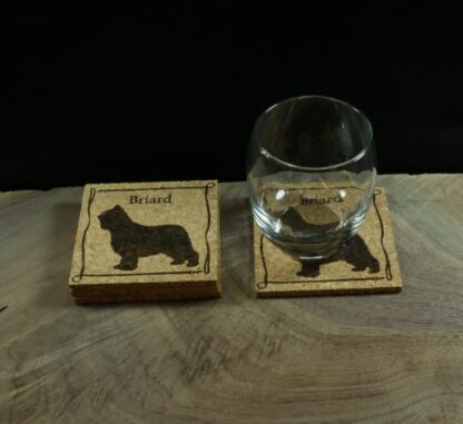 Briard Cork Coasters