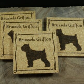 Brussels Griffon Cork Coasters