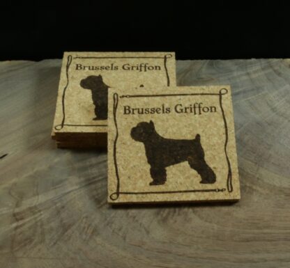 Brussels Griffon Cork Coasters