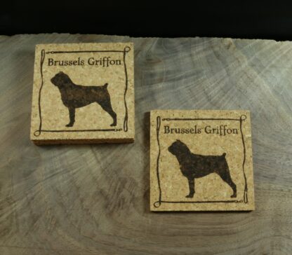 Brussels Griffon Cork Coasters