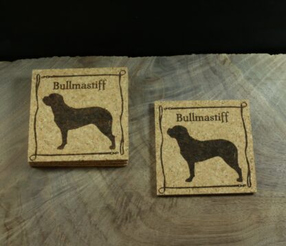 Bullmastiff Cork Coasters