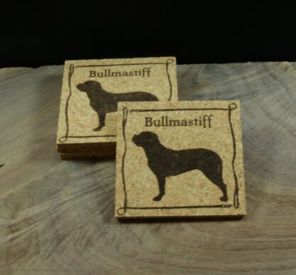 Bullmastiff Cork Coasters