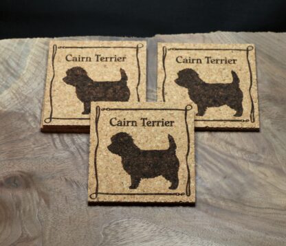 Cairn Terrier Cork Coasters