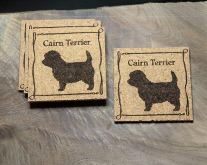 Cairn Terrier Cork Coasters