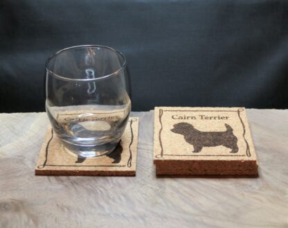 Cairn Terrier Cork Coasters