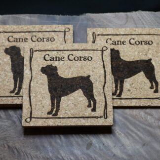 Cane Corso Cork Coasters