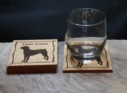 Cane Corso Cork Coasters