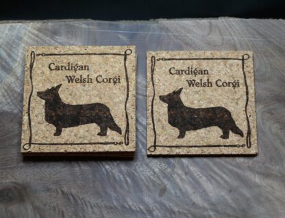 Cardigan Welsh Corgi Cork Coasters