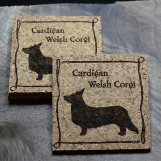 Cardigan Welsh Corgi Cork Coasters