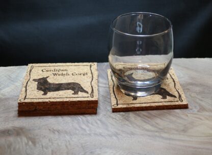 Cardigan Welsh Corgi Cork Coasters