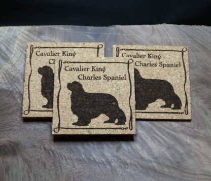 Cavalier King Charles Spaniel Cork Coasters