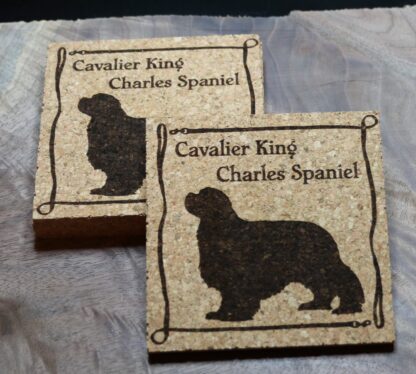 Cavalier King Charles Spaniel Cork Coasters