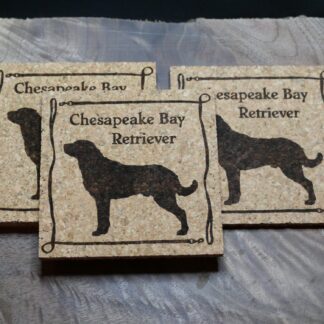 Chesapeake Bay Retriever Cork Coasters